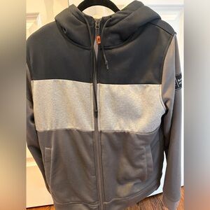 Bauer Men's Black and Gray Hoodie like new - Small